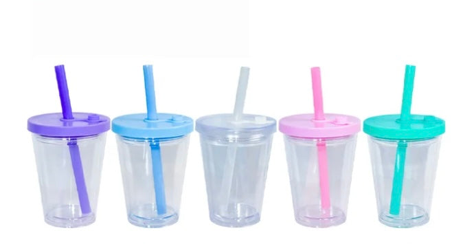 12oz Acrylic Snowglobe Kids Cup