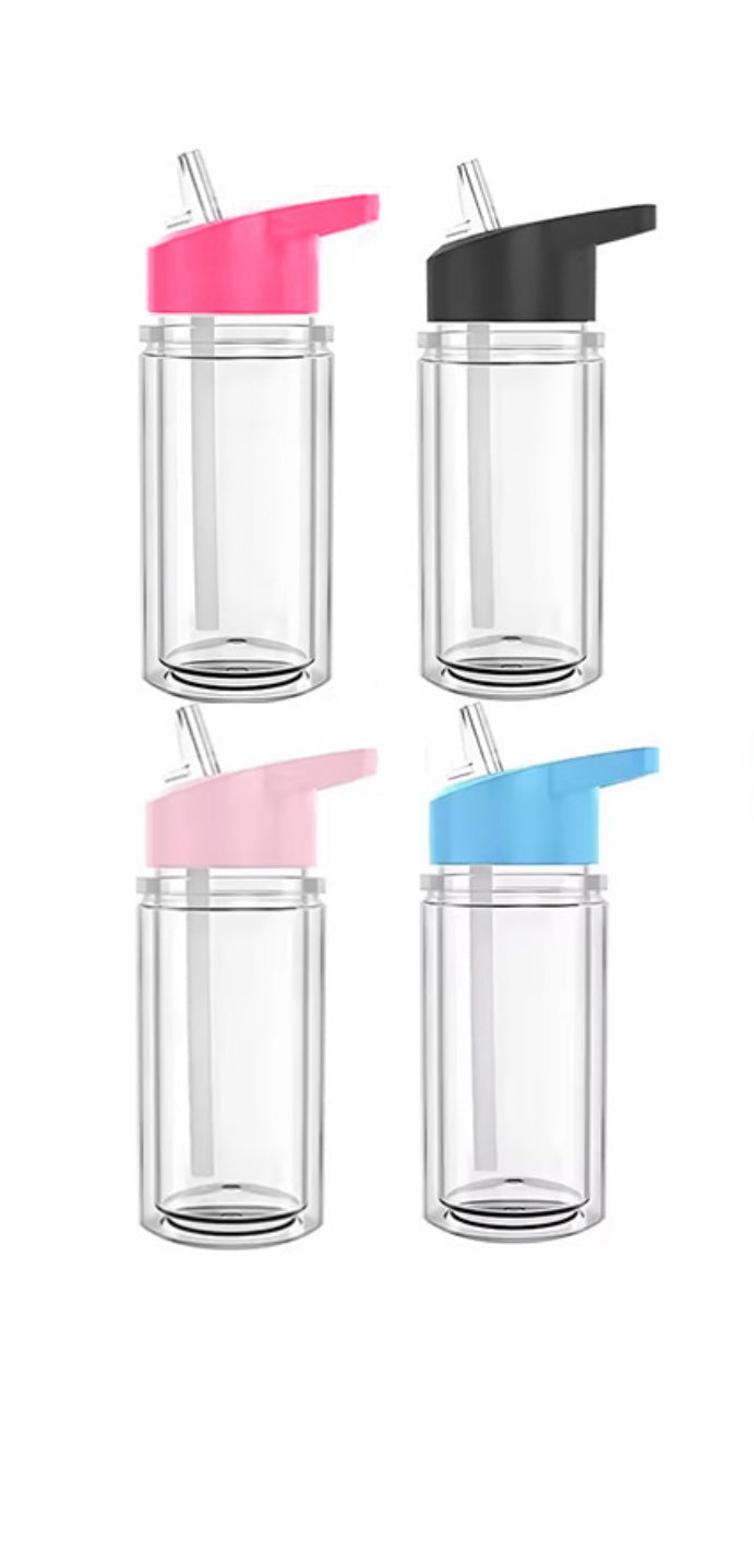 10oz Acrylic Snowglobe Kids Cup