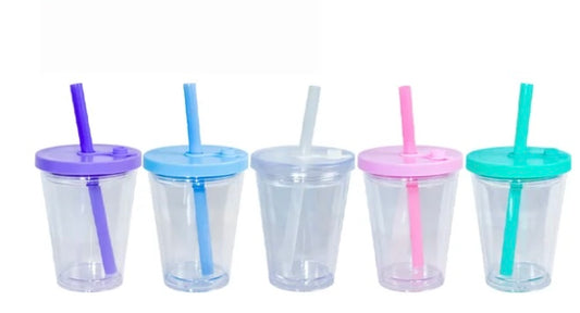 12oz Acrylic Snowglobe Kids Cup