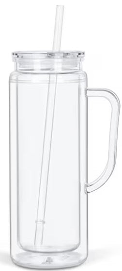 20oz Arcylic Snowglobe w/ Handle