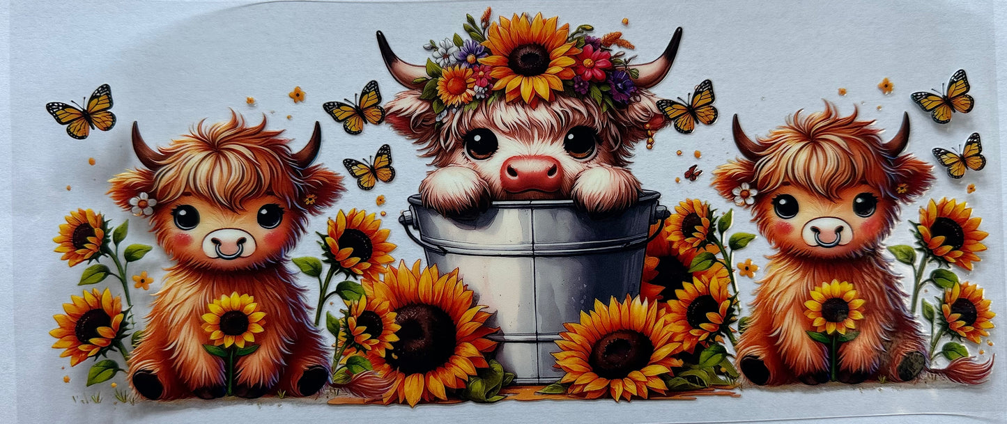 Highland Cows Decals