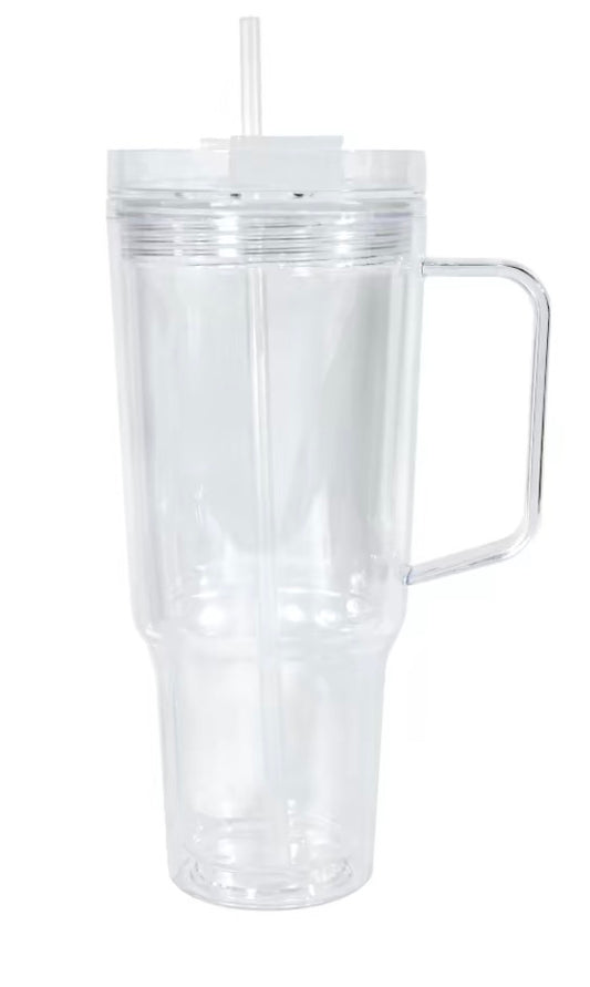 30oz Acrylic Snowglobe Cup